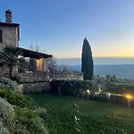 Casale Con Vista Colline Lägenhet Volterra