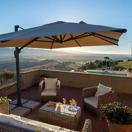 Casale Con Vista Colline Lägenhet *